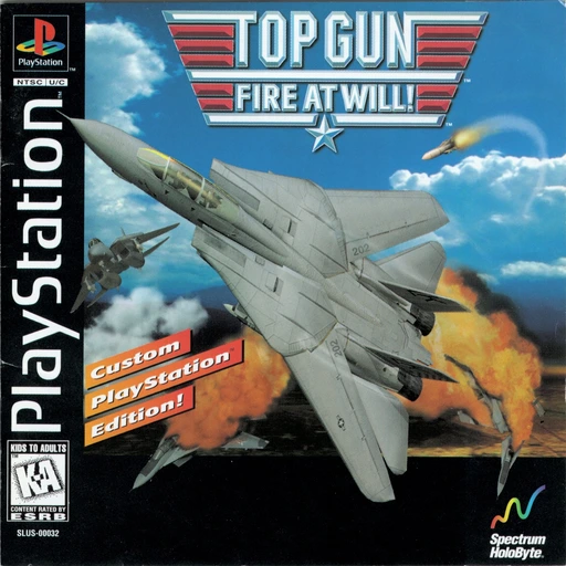 Top Gun: Fire at Will box art